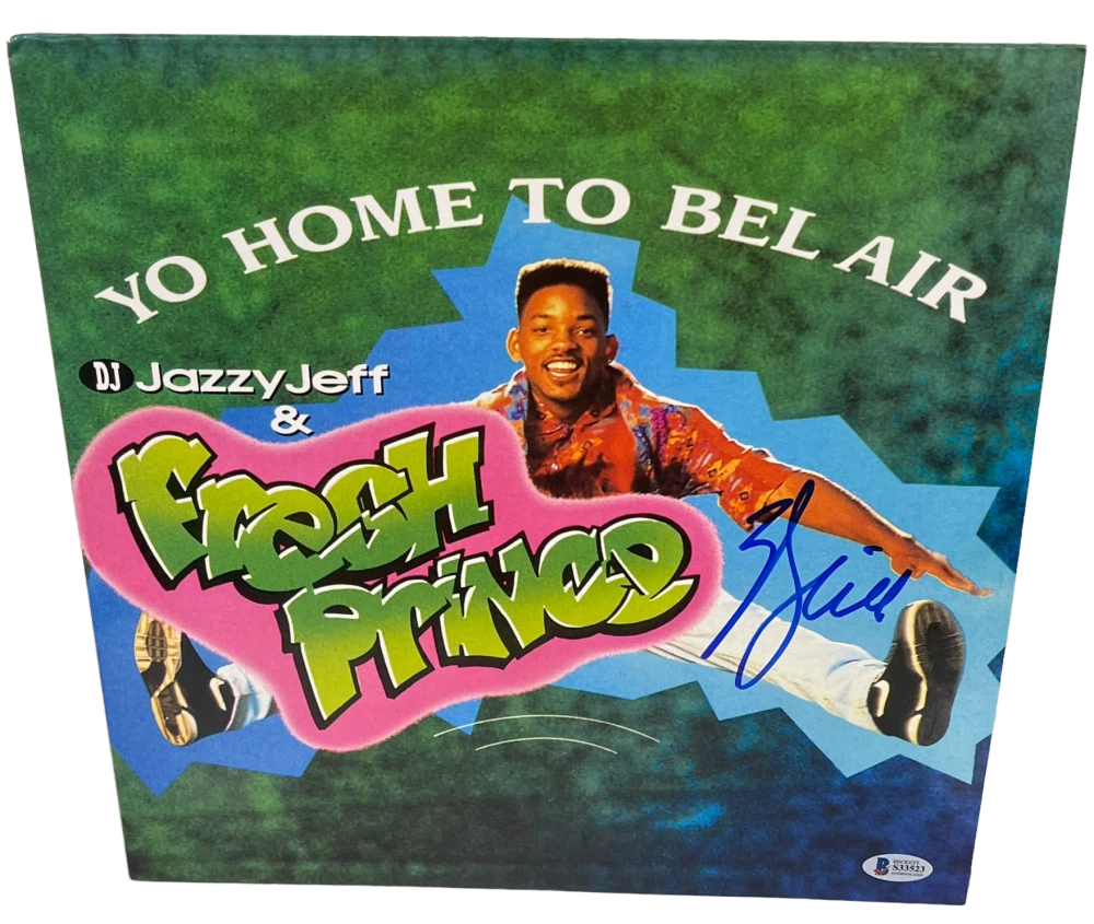 WILL SMITH SIGNED FRESH PRINCE OF BEL-AIR ALBUM VINYL AUTOGRAPH BECKETT COA 1