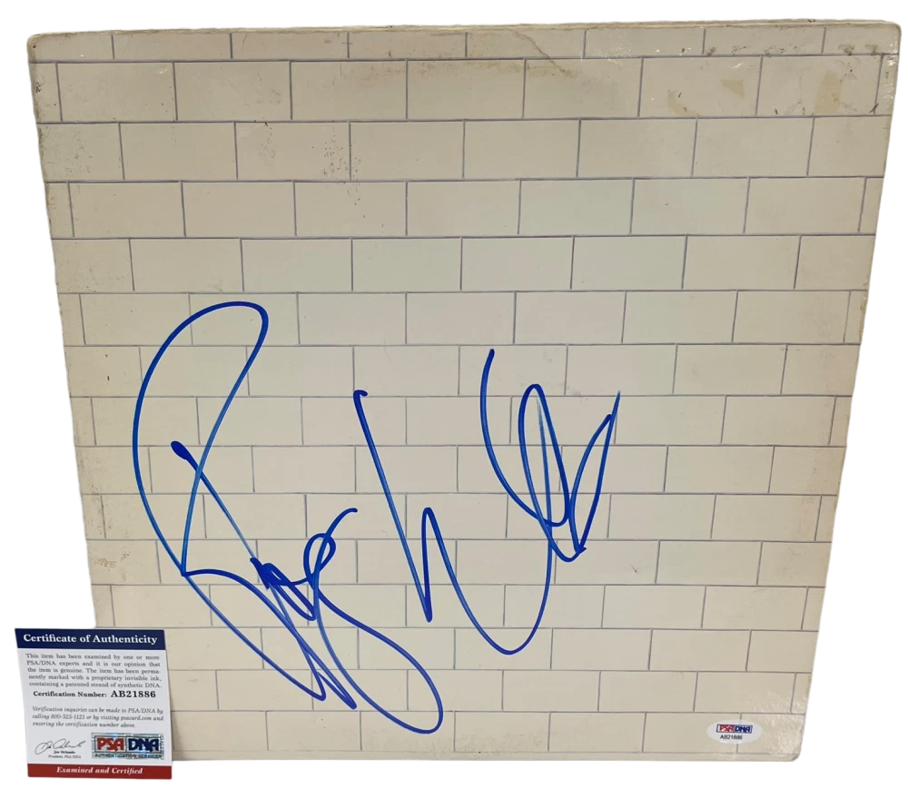 ROGER WATERS SIGNED PINK FLOYD THE WALL ALBUM VINYL AUTHENTIC AUTOGRAPH PSA DNA