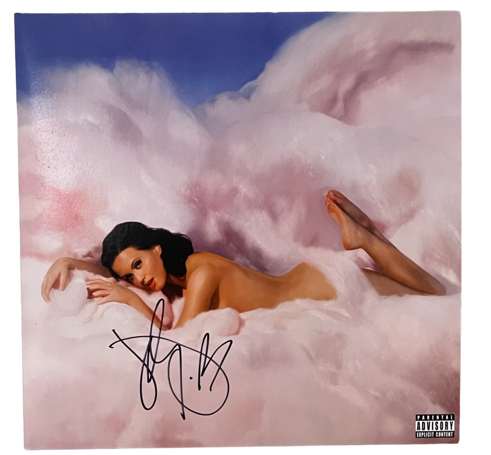 KATY PERRY SIGNED TEENAGE DREAM LP ALBUM VINYL AUTHENTIC AUTOGRAPH BECKETT