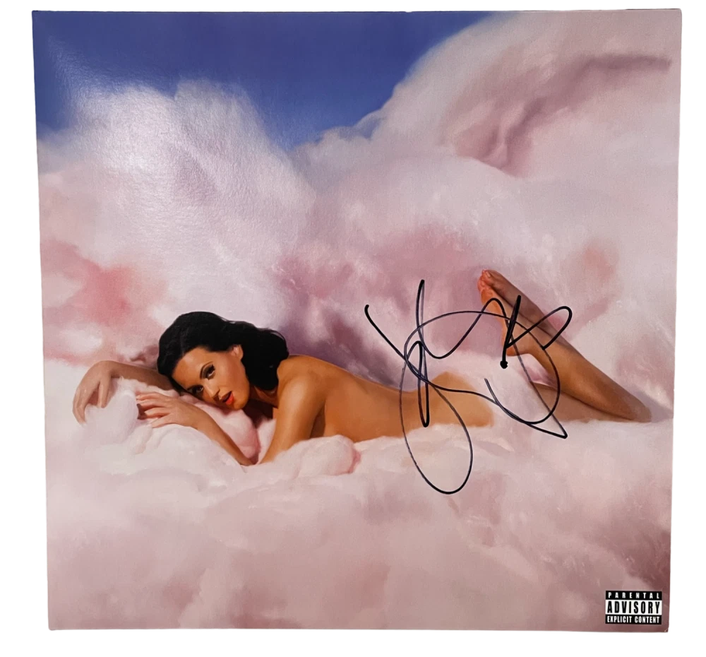 KATY PERRY SIGNED TEENAGE DREAM LP ALBUM VINYL AUTHENTIC AUTOGRAPH BECKETT