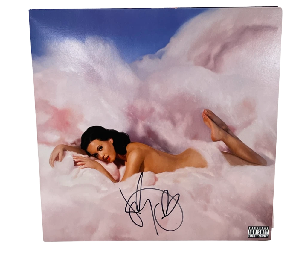 KATY PERRY SIGNED TEENAGE DREAM LP ALBUM VINYL AUTHENTIC AUTOGRAPH BECKETT
