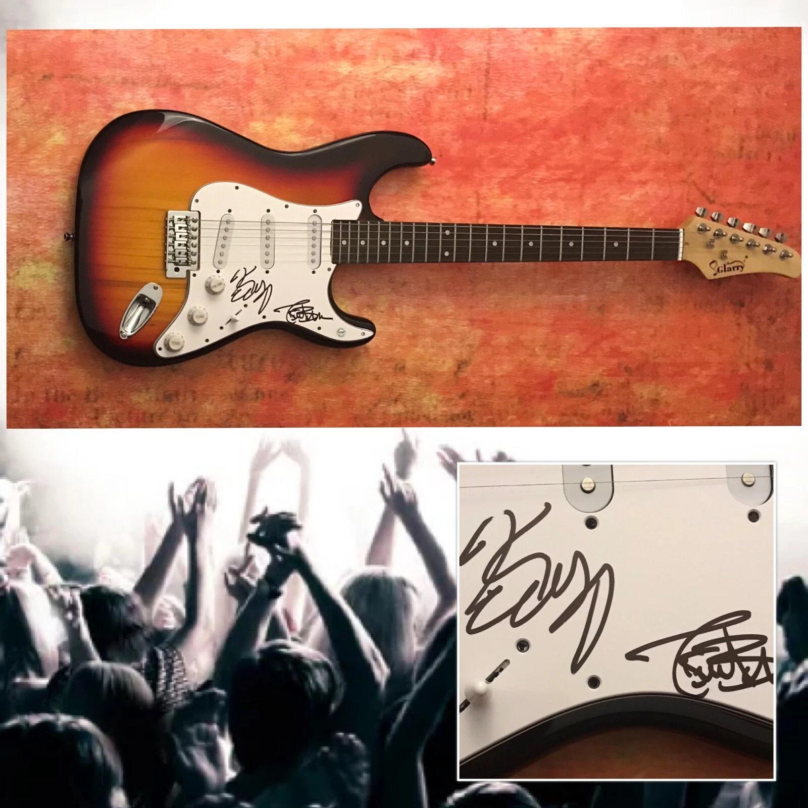 GFA  Ken Casey x2 Band  * DROPKICK MURPHYS *  Signed Electric Guitar PROOF COA