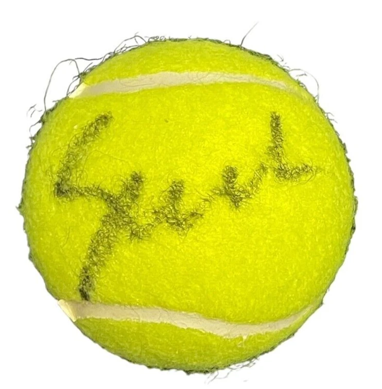 Iga Swiatek Signed Autograph Tennis Ball US Open Roland Garros Beckett BAS COA C