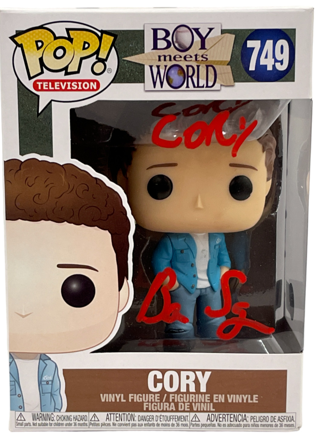 Ben Savage Signed Cory Funko 749 Boy Meets World Authentic Autograph Beckett