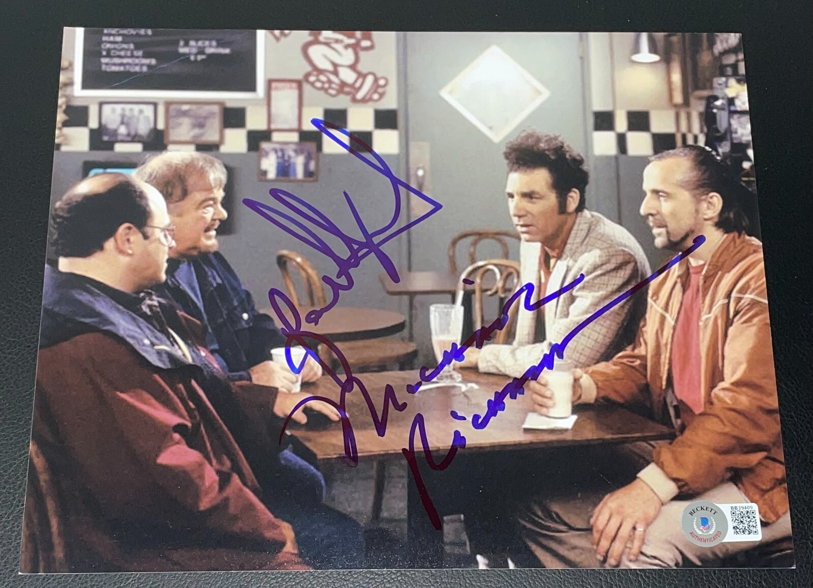Michael Richards Jason Alexander Signed Autograph 