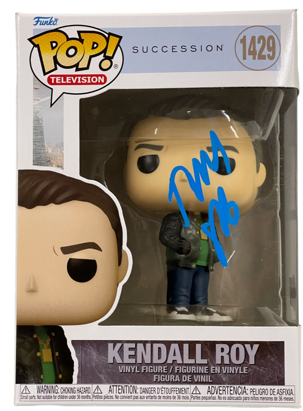Jeremy Strong Signed Kendall Roy Funko Succession Authentic Autograph Becket