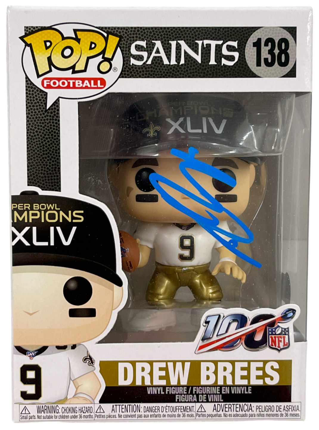 Drew Brees Signed Funko New Orleans Saints Authentic Autograph Beckett