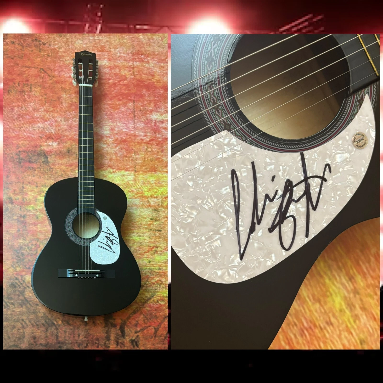 GFA American Idol Star  * COLIN STOUGH *  Signed Acoustic Guitar COA