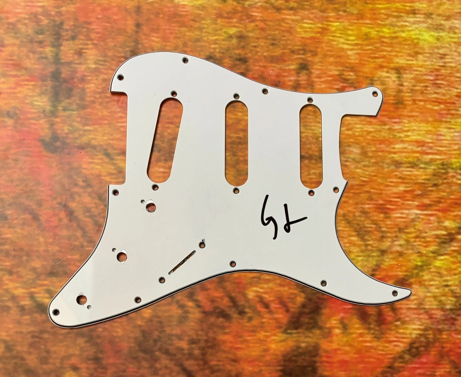 GFA Cigarettes After Sex  * GREG GONZALEZ *  Signed Electric Pickguard COA