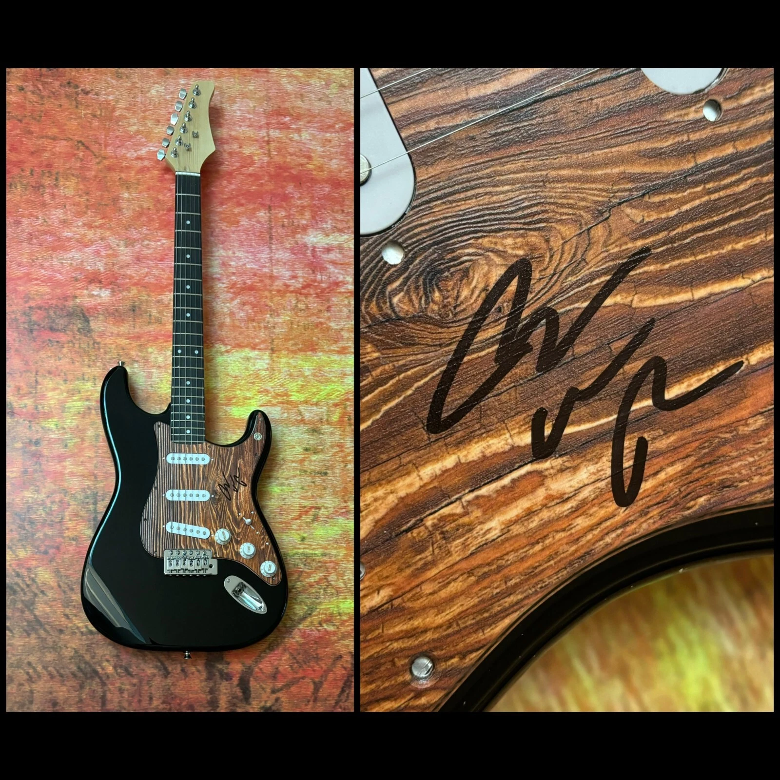 GFA I'll Stand By You Star  * JAKE WESLEY ROGERS * Signed Electric Guitar J1 COA