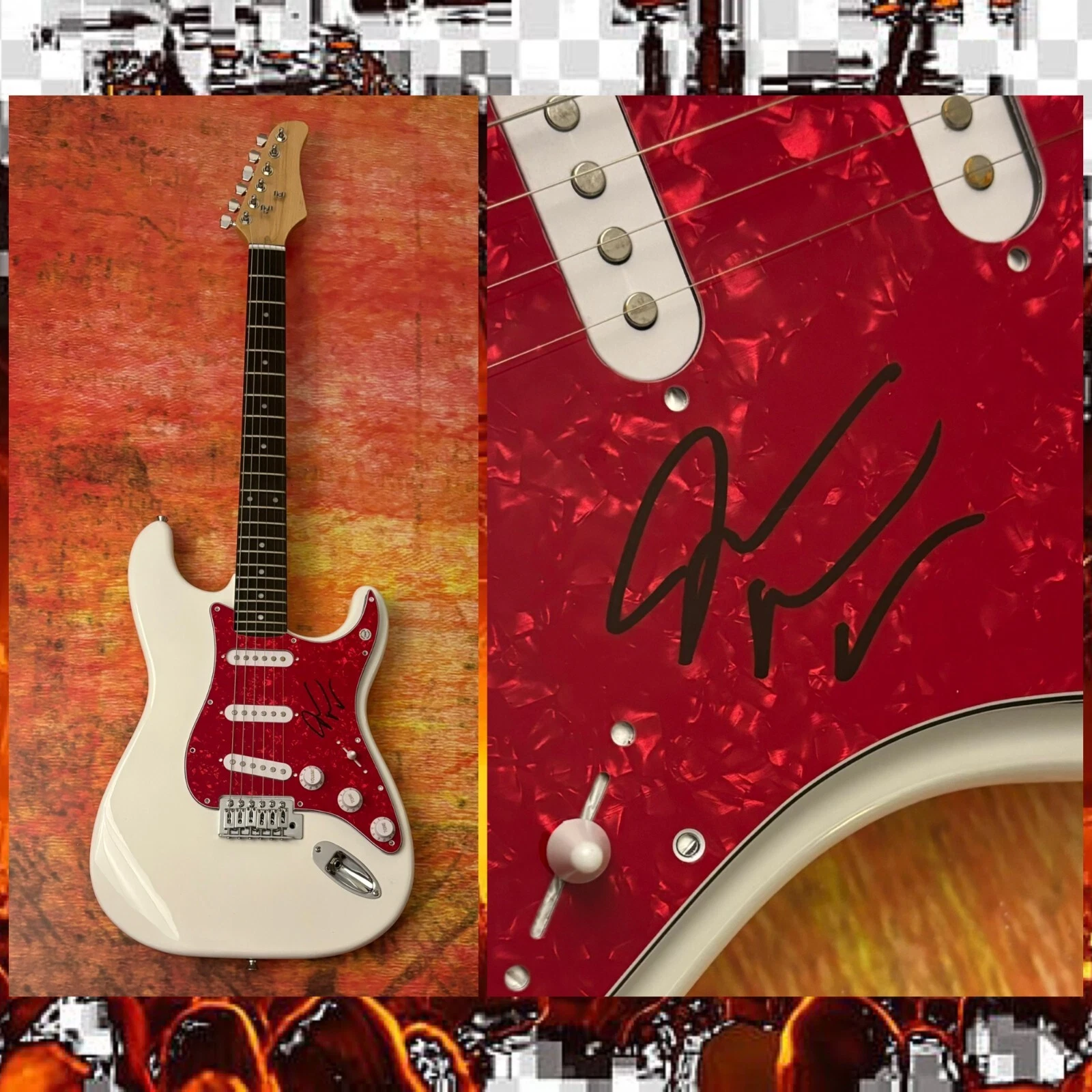 GFA I'll Stand By You Star  * JAKE WESLEY ROGERS * Signed Electric Guitar J2 COA