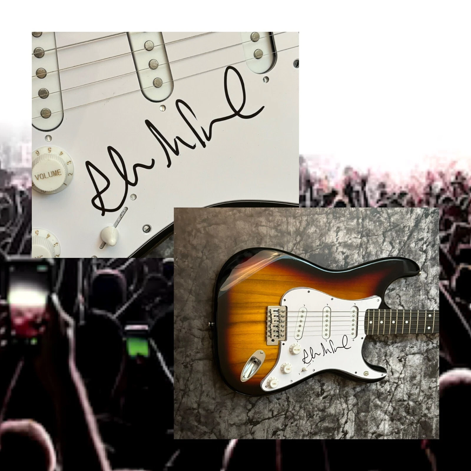 GFA into the Wilderness Star  * ANDREW McMAHON * Signed Electric Guitar COA