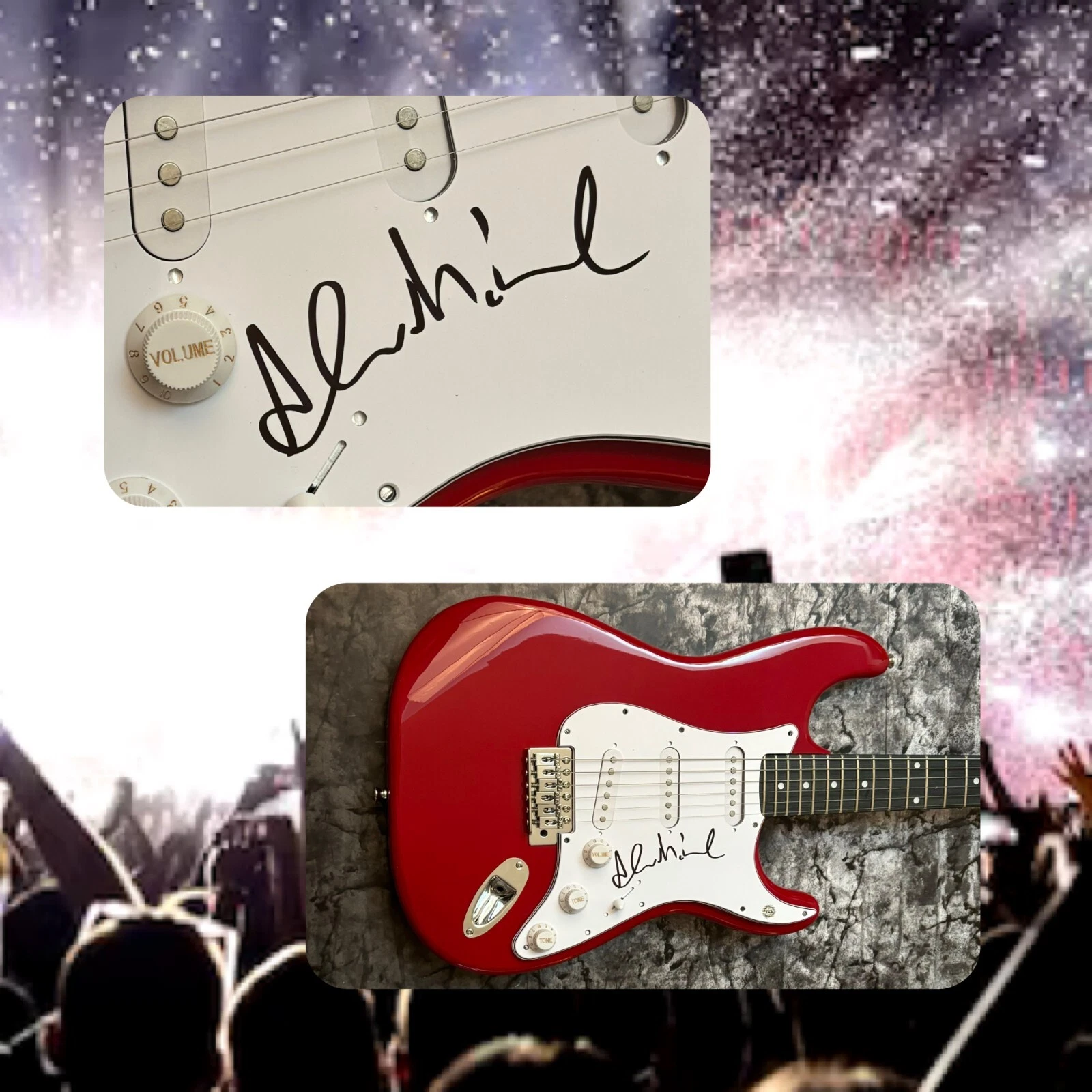 GFA Something Corporate Star  * ANDREW McMAHON * Signed Electric Guitar COA