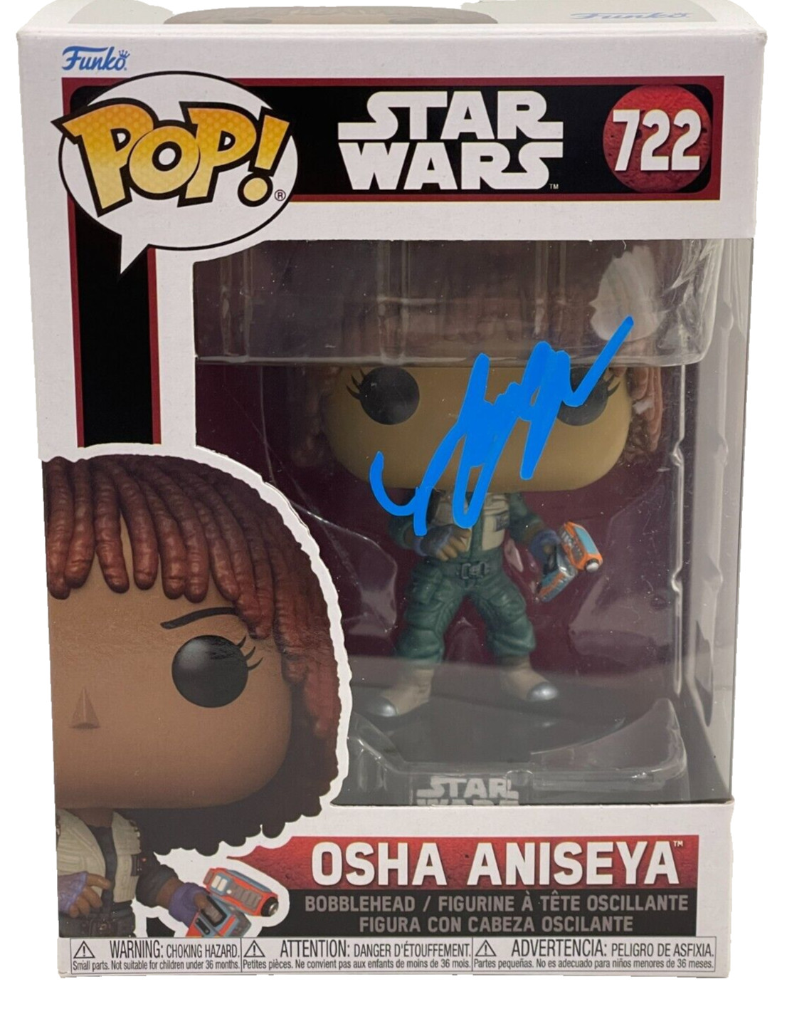 Amandla Stenberg Signed Osha Ainseya Funko Acolyte Star Wars Autograph Beckett