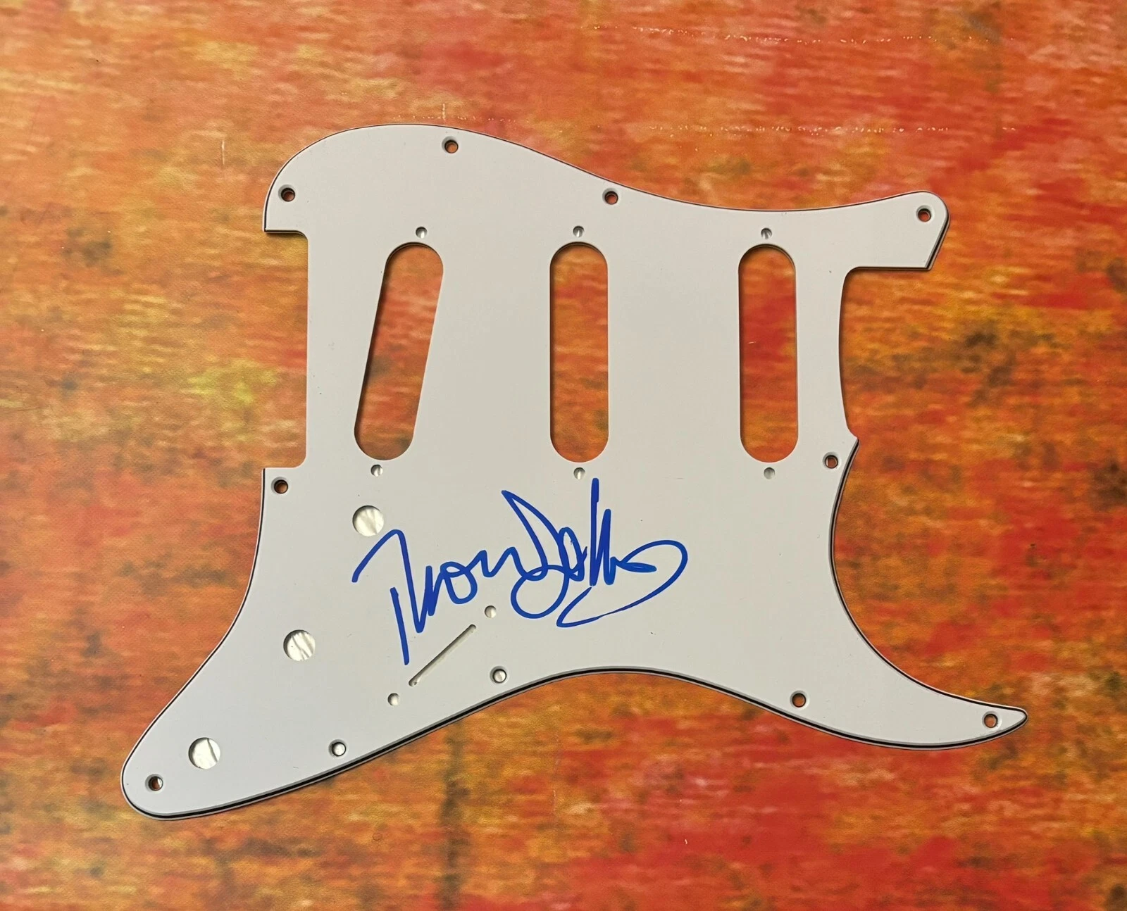GFA She Blinded Me with Science  * THOMAS DOLBY *  Signed Electric Pickguard COA