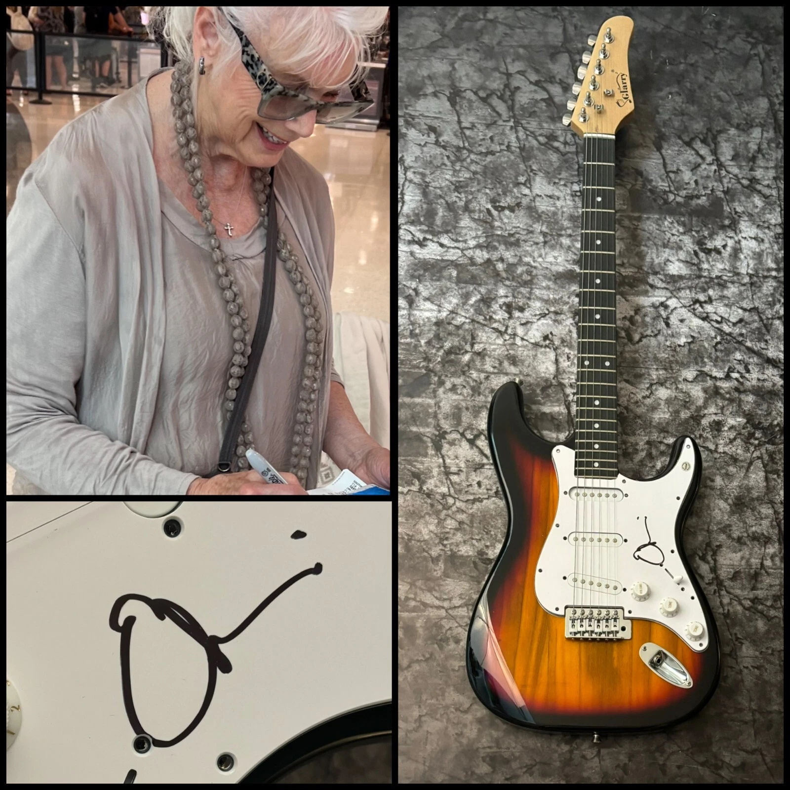 GFA Country Star Love Hurts  * EMMYLOU HARRIS * Signed Electric Guitar PROOF COA