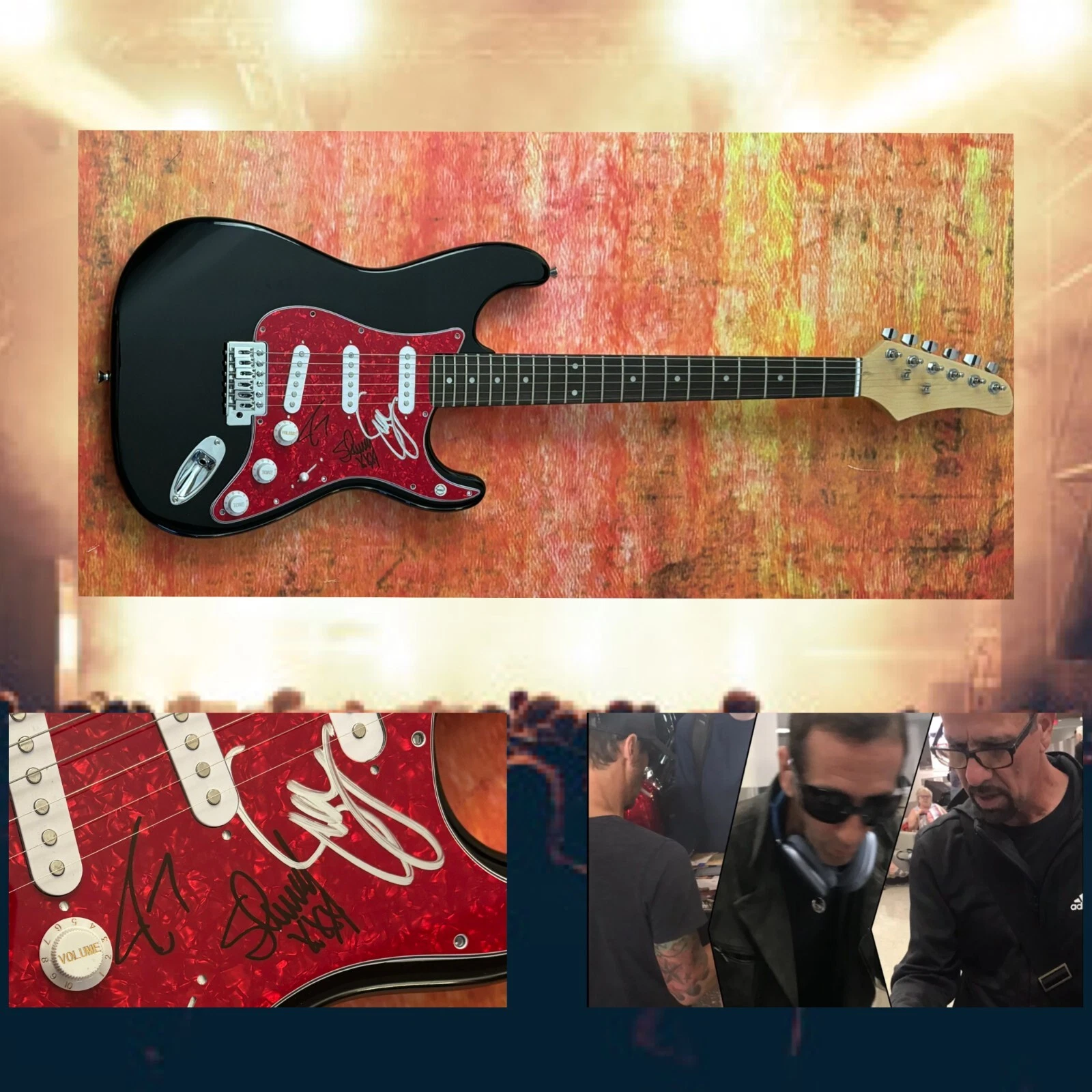 GFA  Sully Erna x3 Band  * GODSMACK *  Signed Electric Guitar  PROOF COA