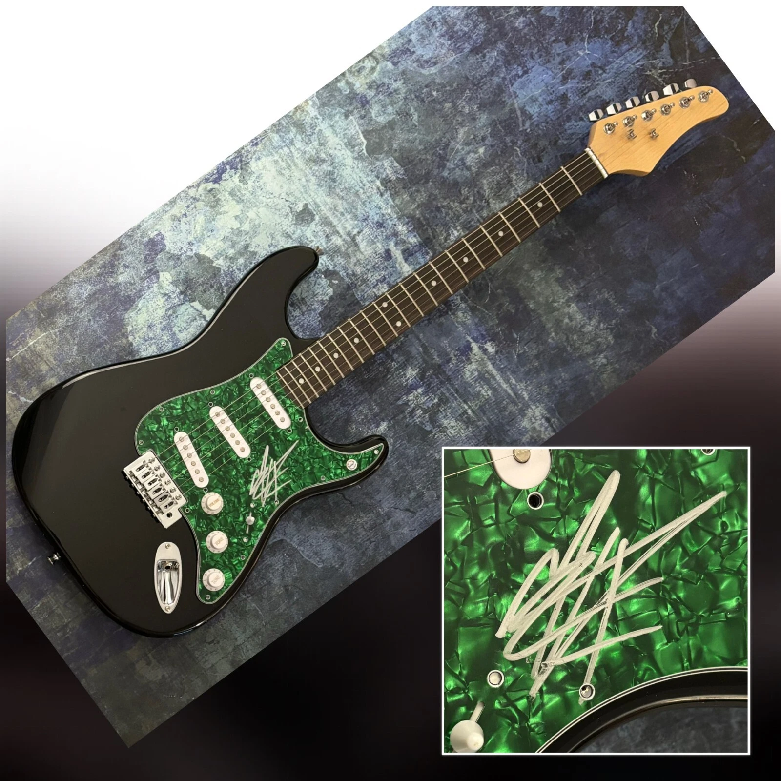 GFA The Allman Brothers Drummer  * MARC QUINONES *  Signed Electric Guitar COA