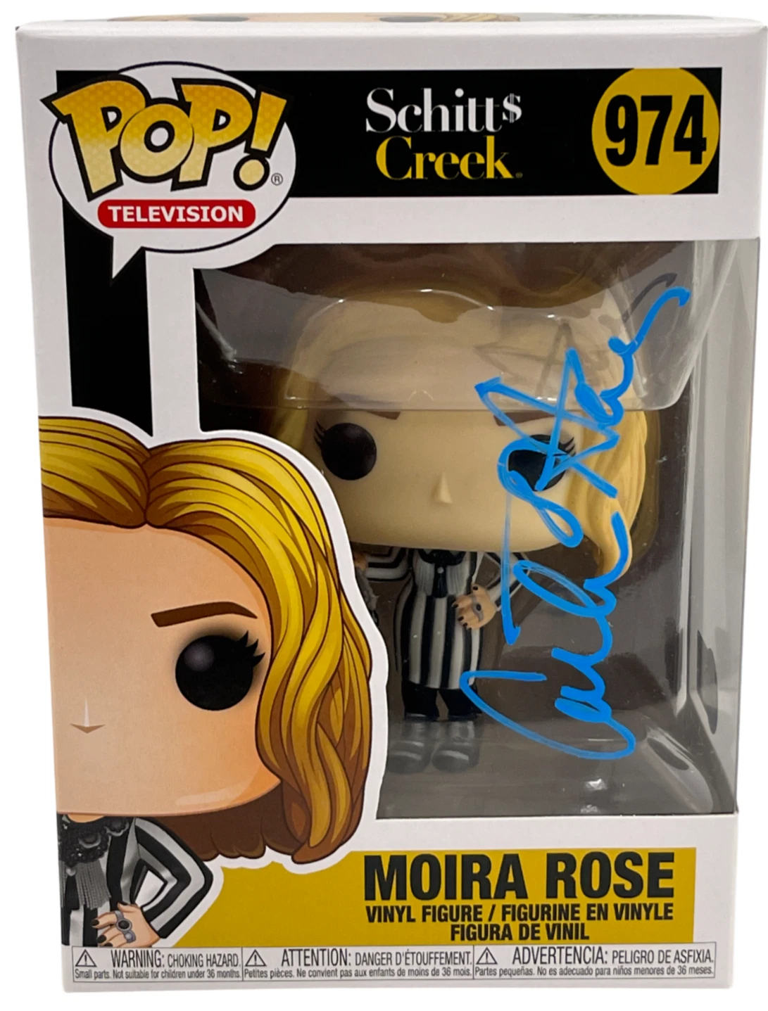 Catherine O'Hara Signed Moira Rose Funko Schitts Creek Autograph Beckett