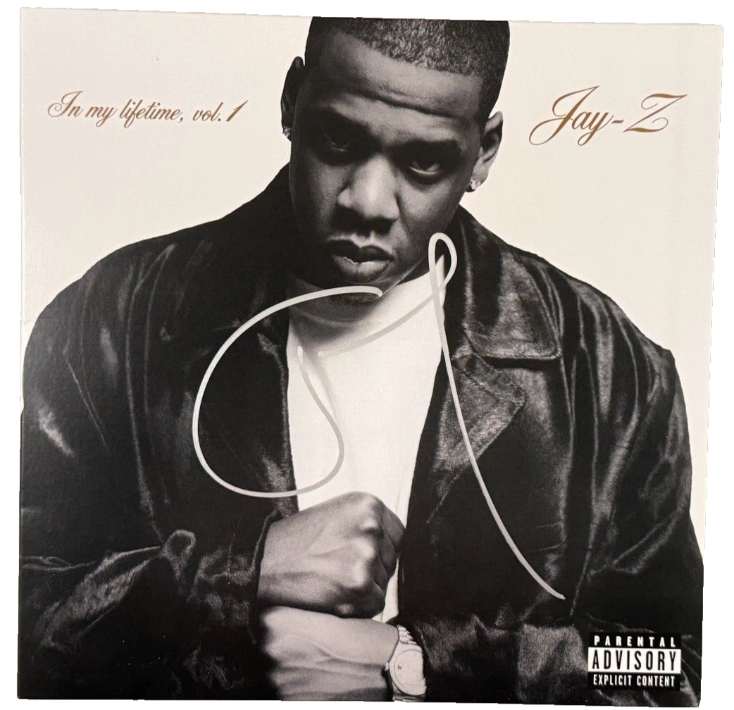 Jay-Z Signed In My Lifetime, Volume 1 Album Vinyl LP Autograph Beckett LOA