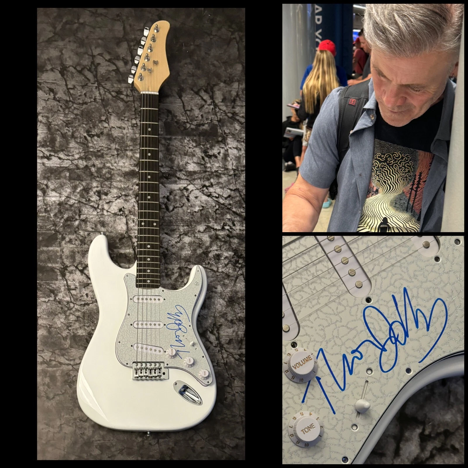 GFA She Blinded Me with Science  * THOMAS DOLBY *  Signed Electric Guitar COA