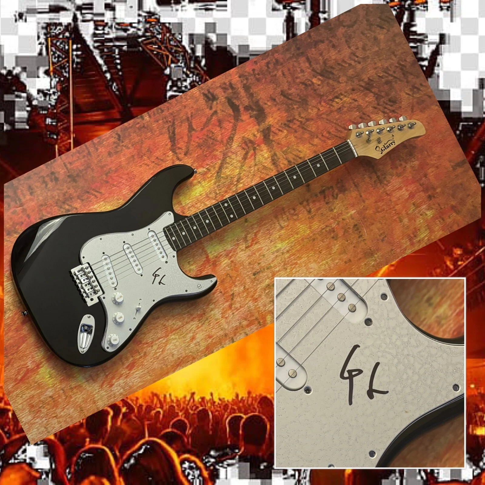 GFA Cigarettes After Sex  * GREG GONZALEZ *  Signed Electric Guitar G6 COA
