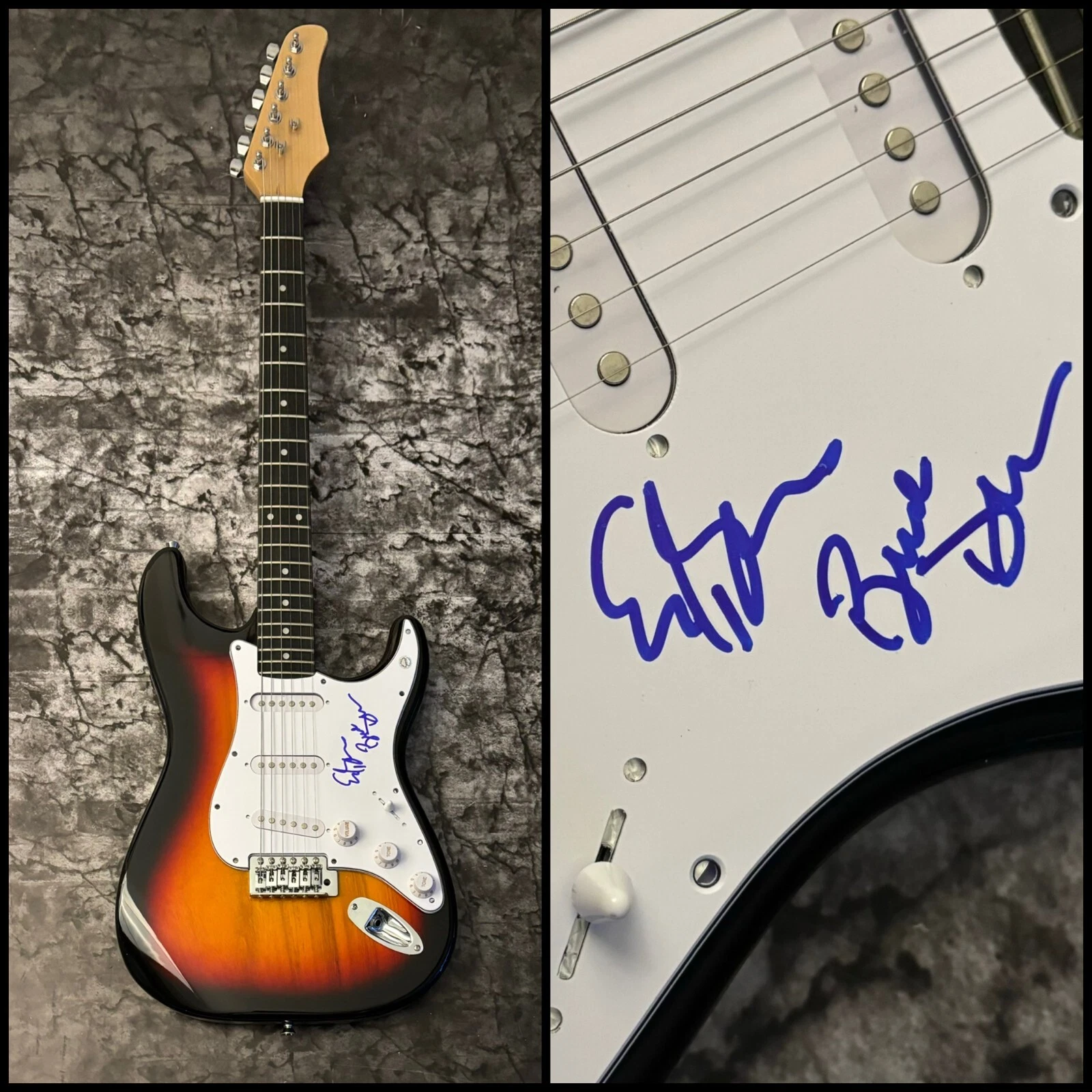 GFA Eric Bloom & Buck Dharma * BLUE OYSTER CULT * Signed Electric Guitar AD5 COA