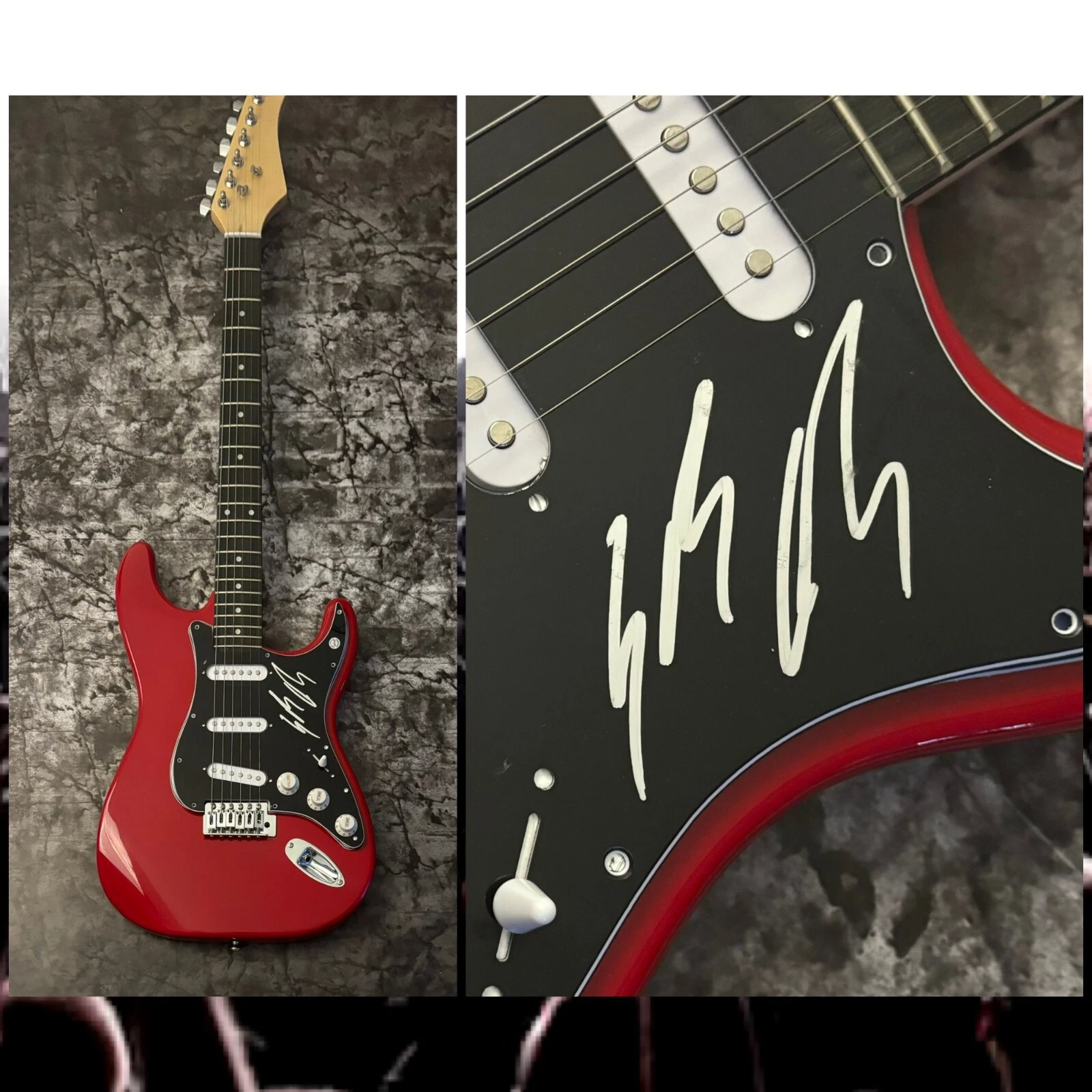 GFA Matchbox Twenty Guitarist  * KYLE COOK *  Signed Electric Guitar PROOF COA