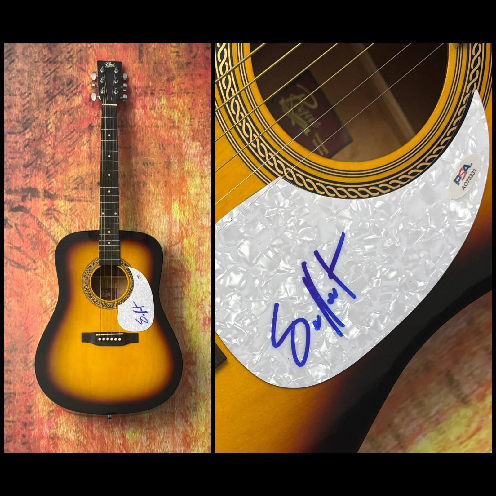 PSA  Body Like a Back Road  * SAM HUNT *  Signed Acoustic Guitar PROOF COA