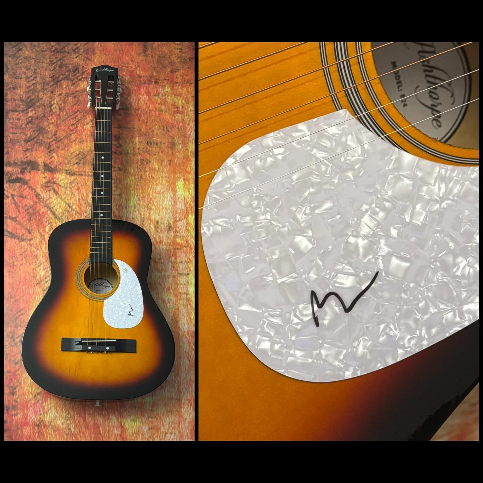 GFA The National Band Guitarist  * BRYCE DESSNER *  Signed Acoustic Guitar COA