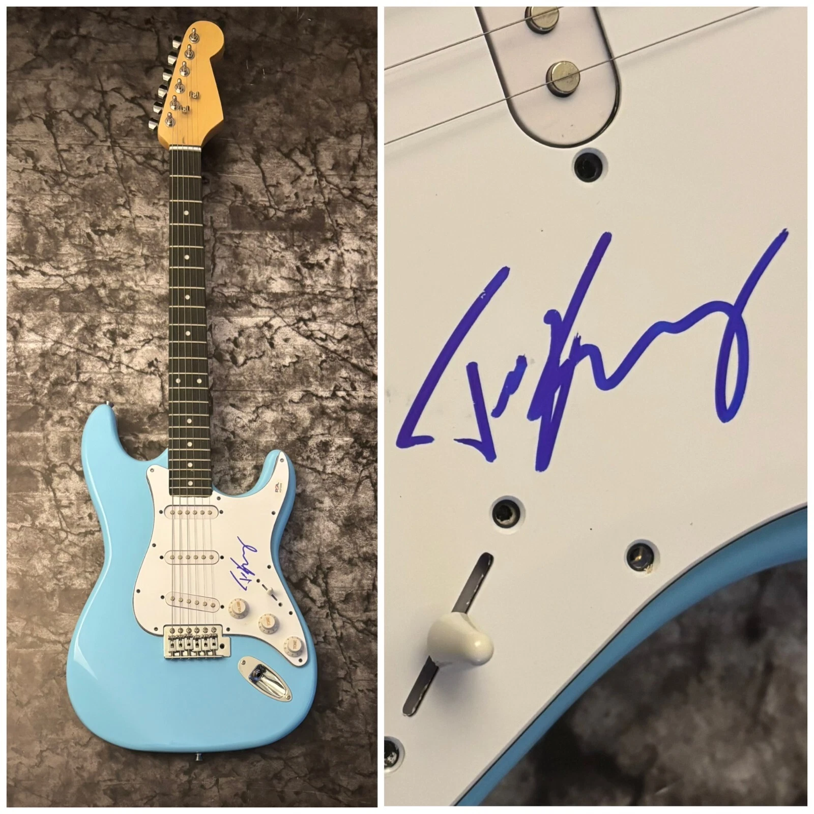 PSA Don't You Worry 'Bout a Thing  * TORI KELLY *  Signed Electric Guitar COA