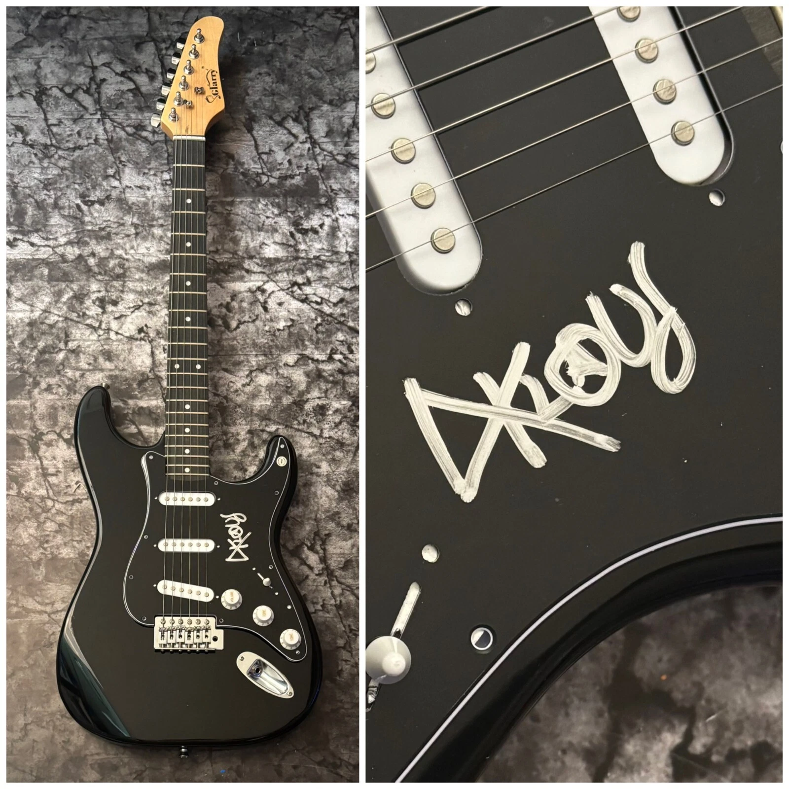 GFA Dead Kennedys Guitarist * KLAUS FLOURIDE * Signed Electric Guitar PROOF COA