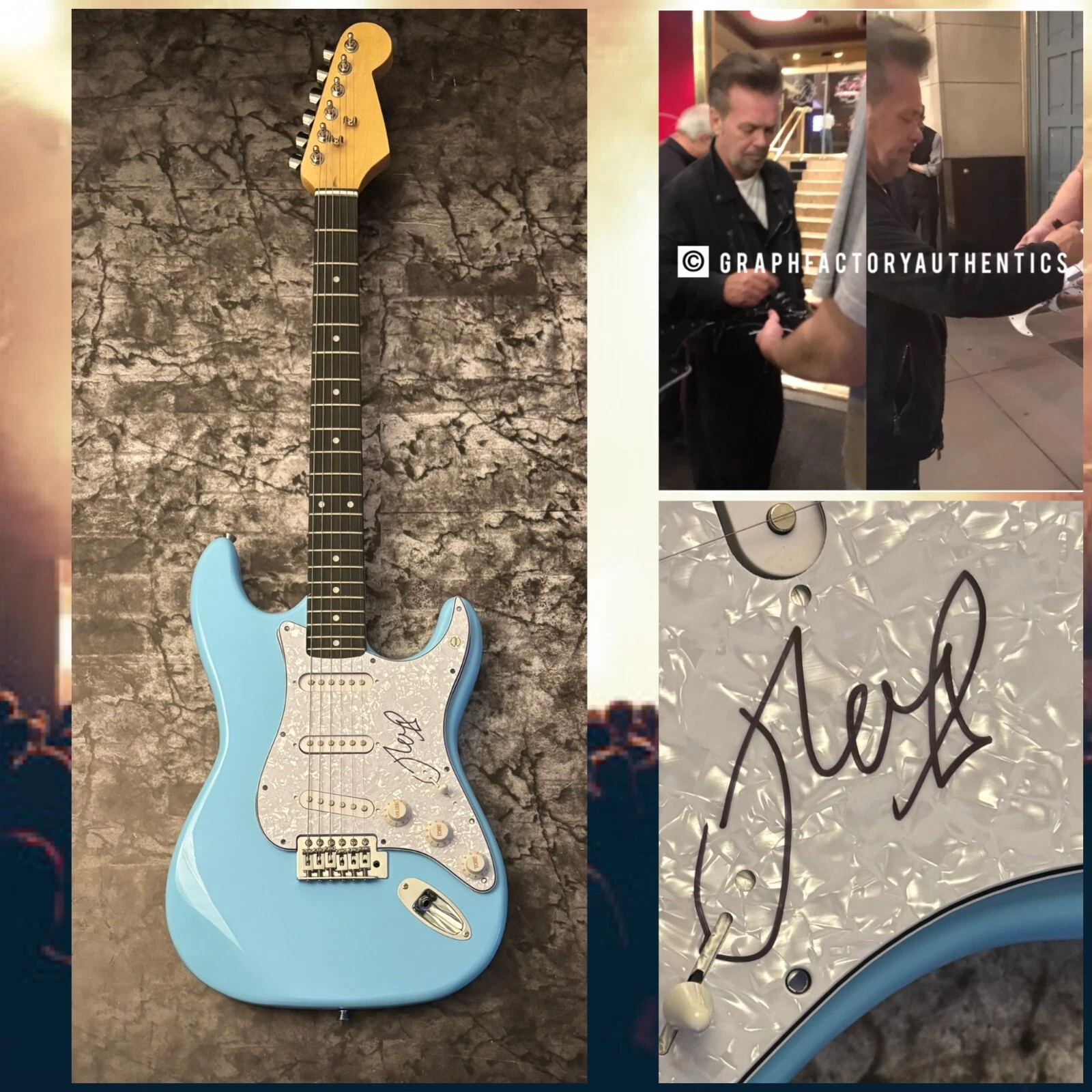 GFA Small Town * JOHN COUGAR MELLENCAMP * Signed Electric Guitar PROOF J7 COA