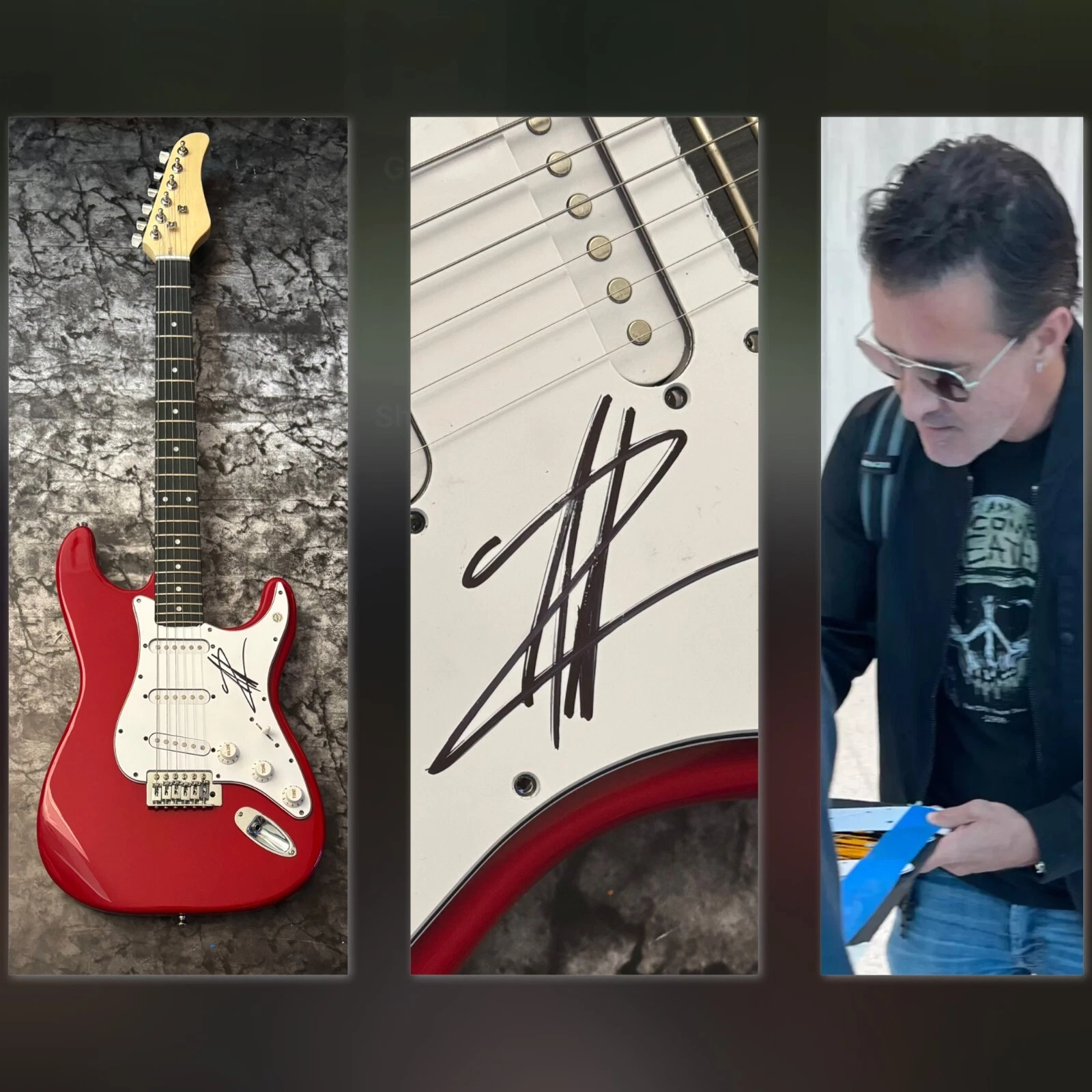 GFA  Creed Rock Star  * SCOTT STAPP *  Signed Electric Guitar  PROOF COA