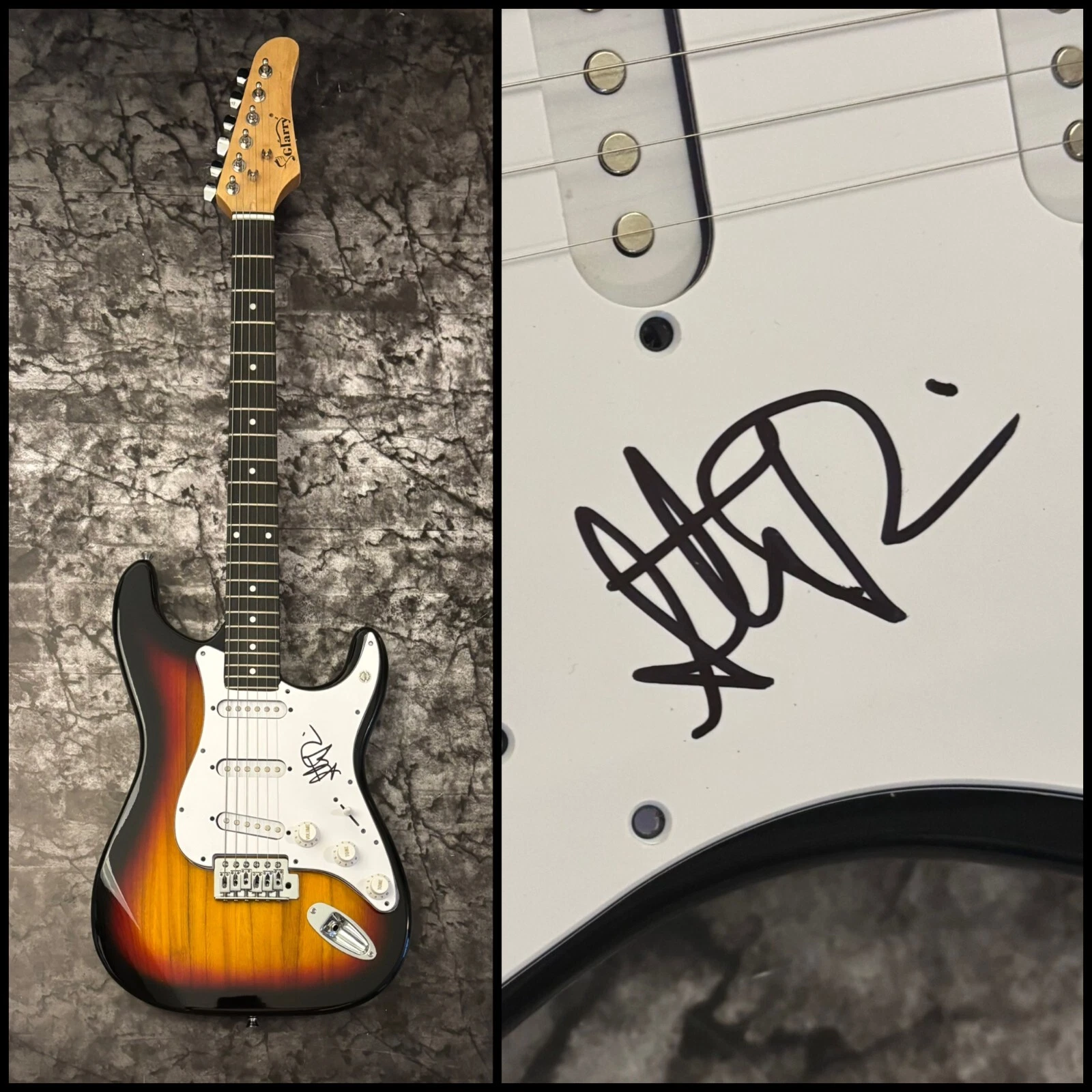 GFA  Bayside Band Singer  * ANTHONY RANERI *  Signed Electric Guitar COA