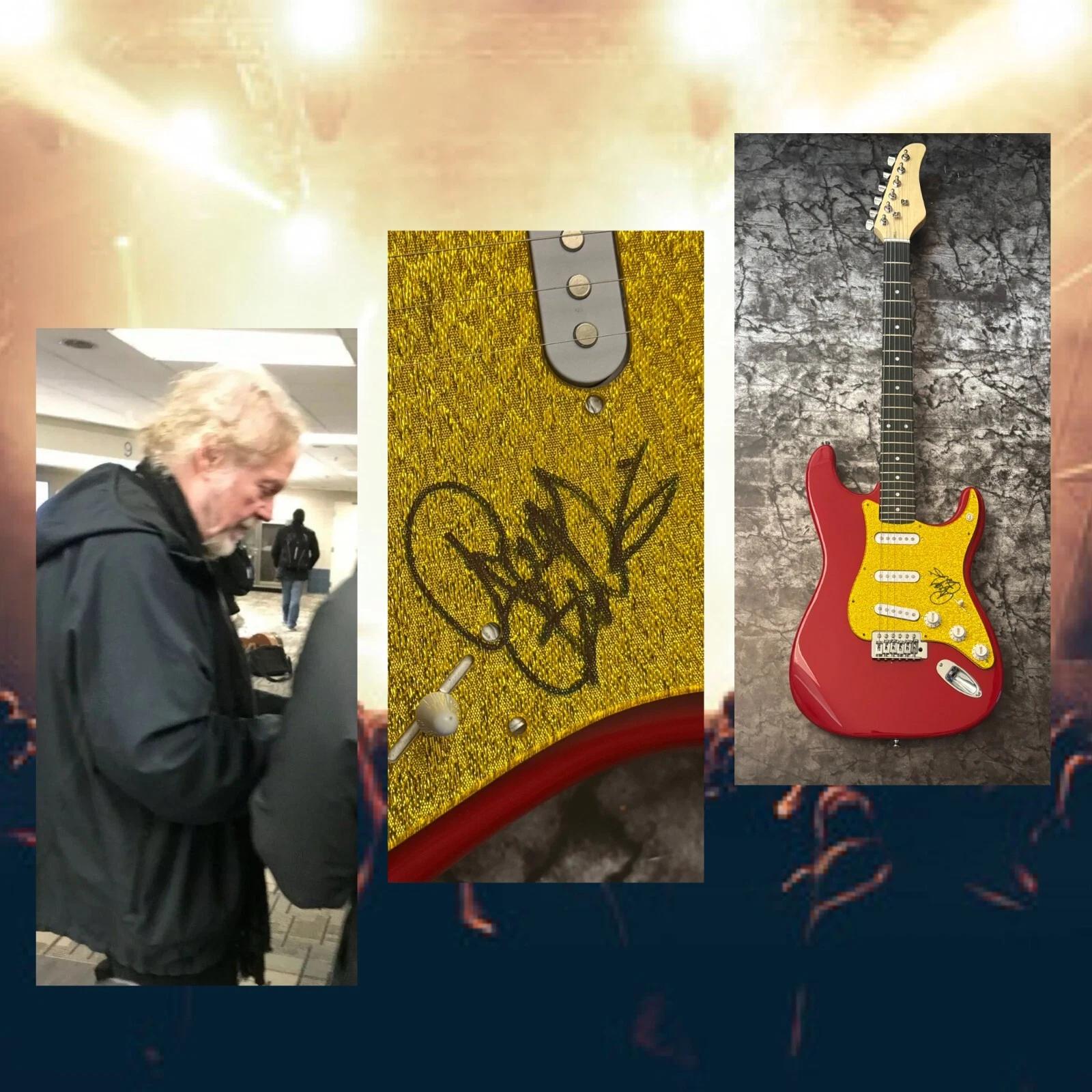 GFA The Guess Who * RANDY BACHMAN * Signed Electric Guitar PROOF COA