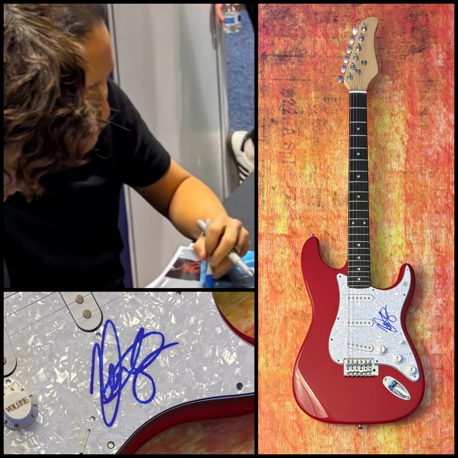 GFA DragonForce Band Guitarist  * HERMAN LI *  Signed Electric Guitar PROOF COA