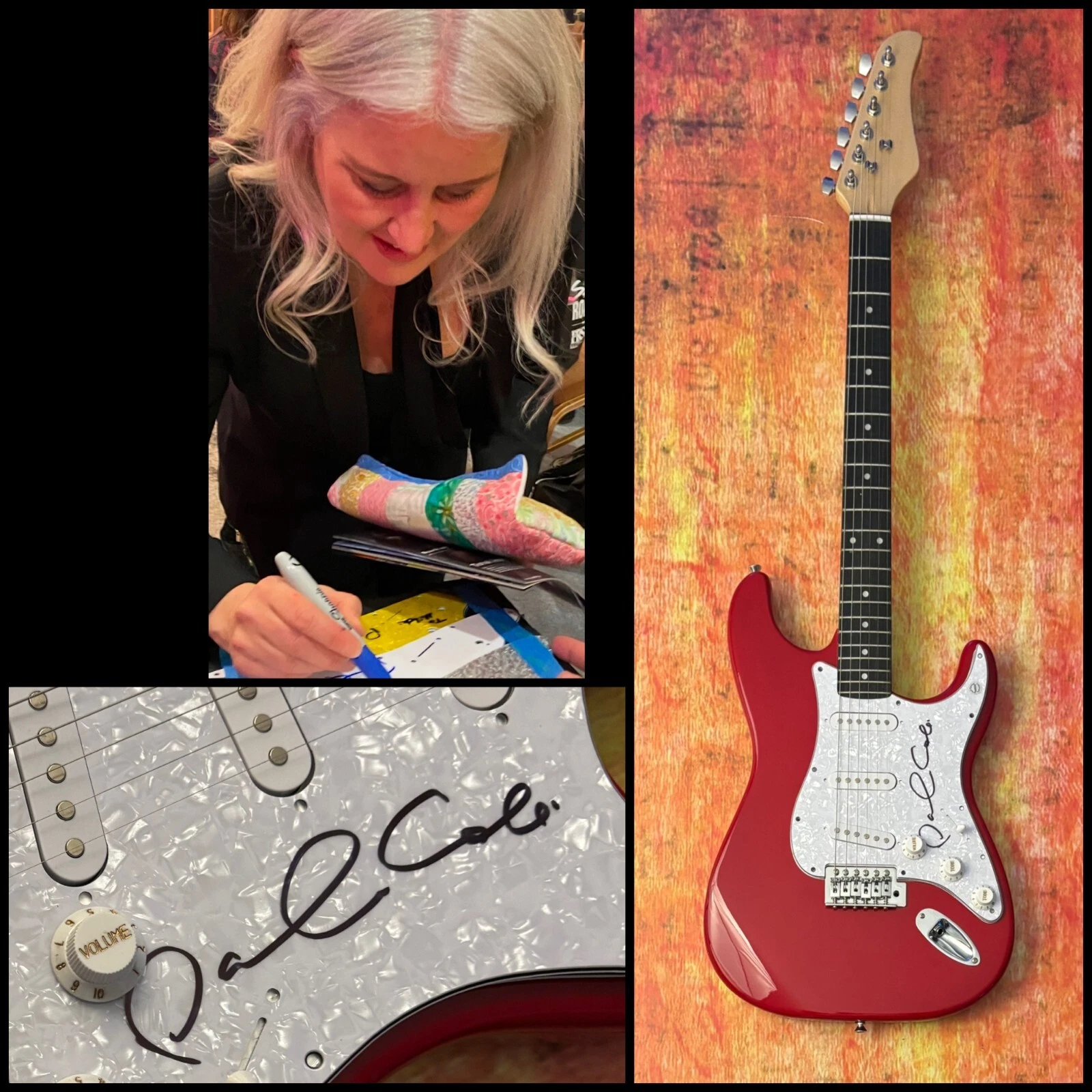 GFA I Don't Want to Wait Singer  * PAULA COLE * Signed Electric Guitar PROOF COA