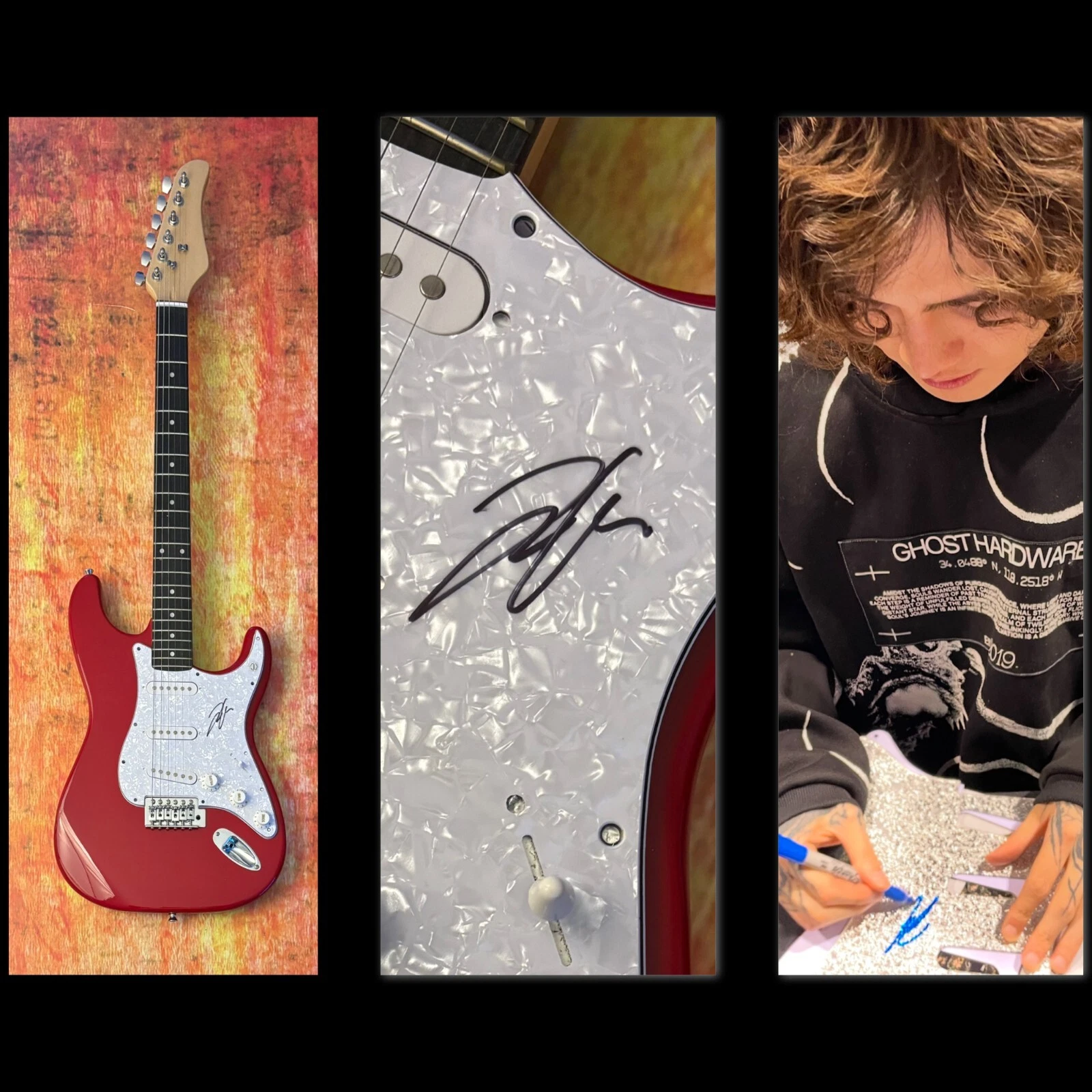 GFA Polyphia Band Guitarist  * TIM HENSON *  Signed Electric Guitar PROOF COA