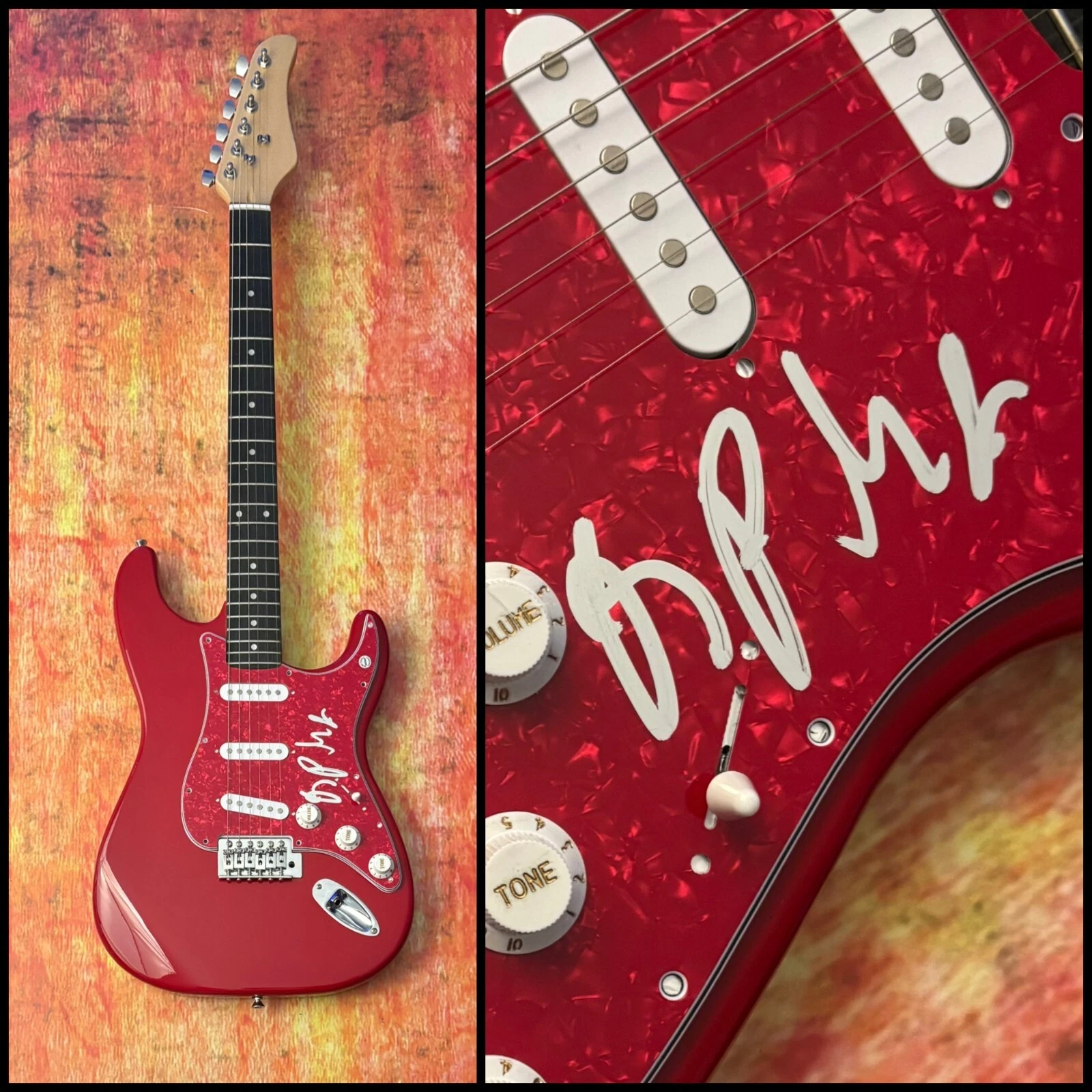 GFA Ghostbusters Theme Song  * RAY PARKER JR. *  Signed Electric Guitar COA