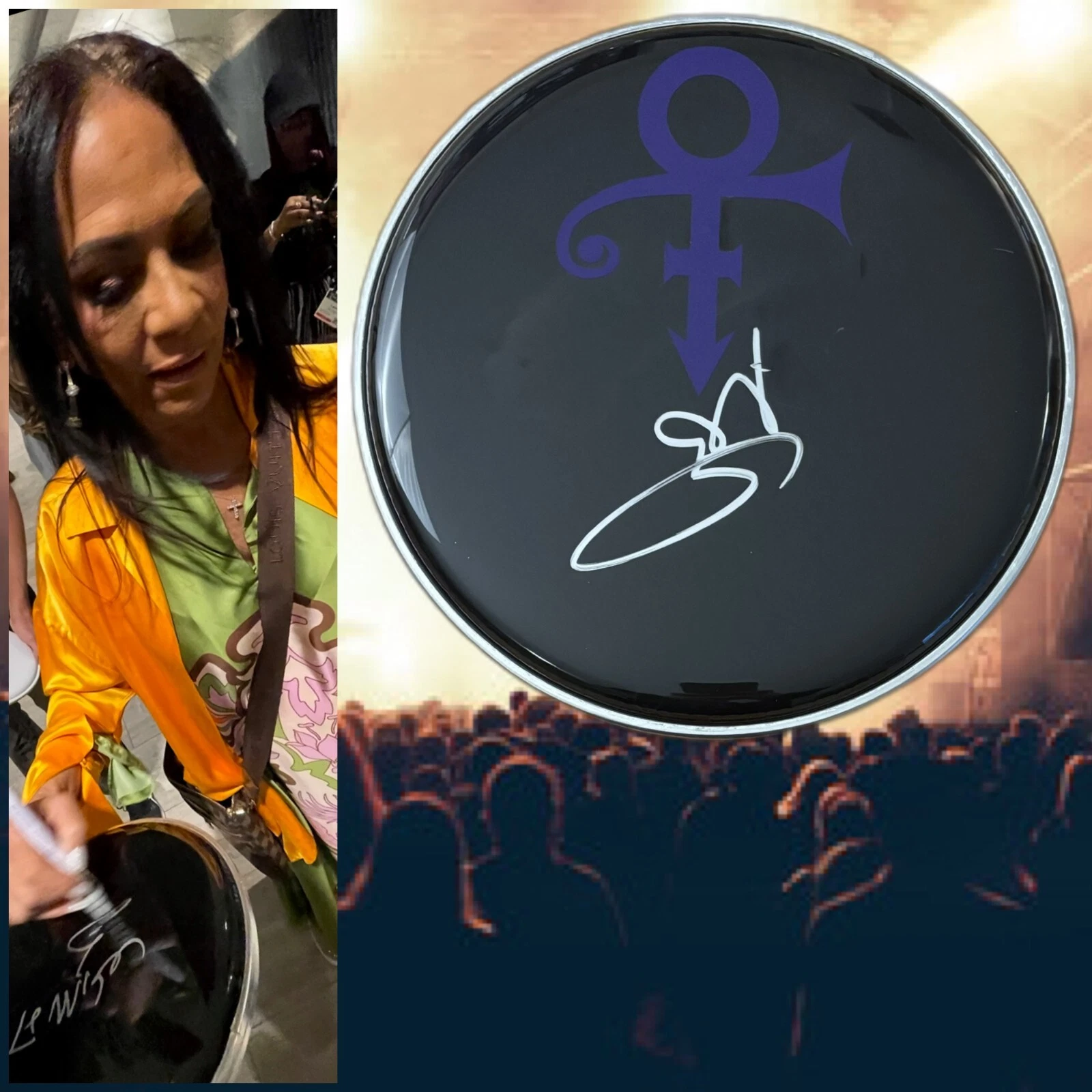 GFA Prince's Legendary Drummer  * SHEILA E. *  Signed 10