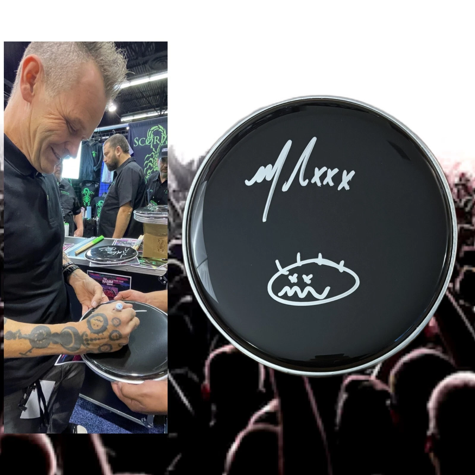 GFA Coal Chamber Drummer  * MIKEY COX *  Signed 10