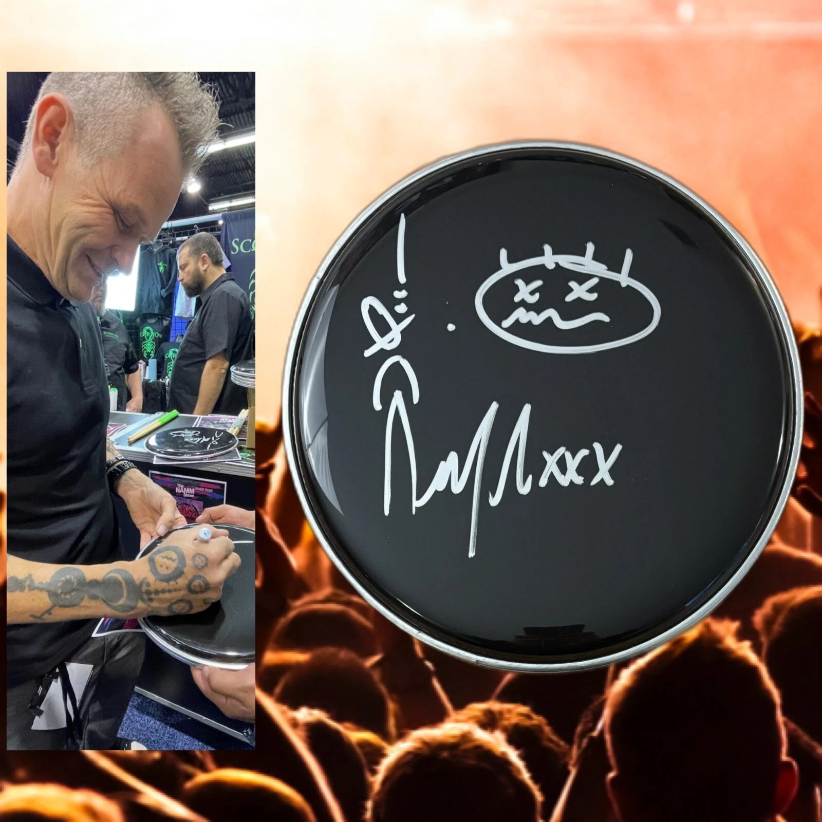 GFA Coal Chamber Drummer  * MIKEY COX *  Signed 10