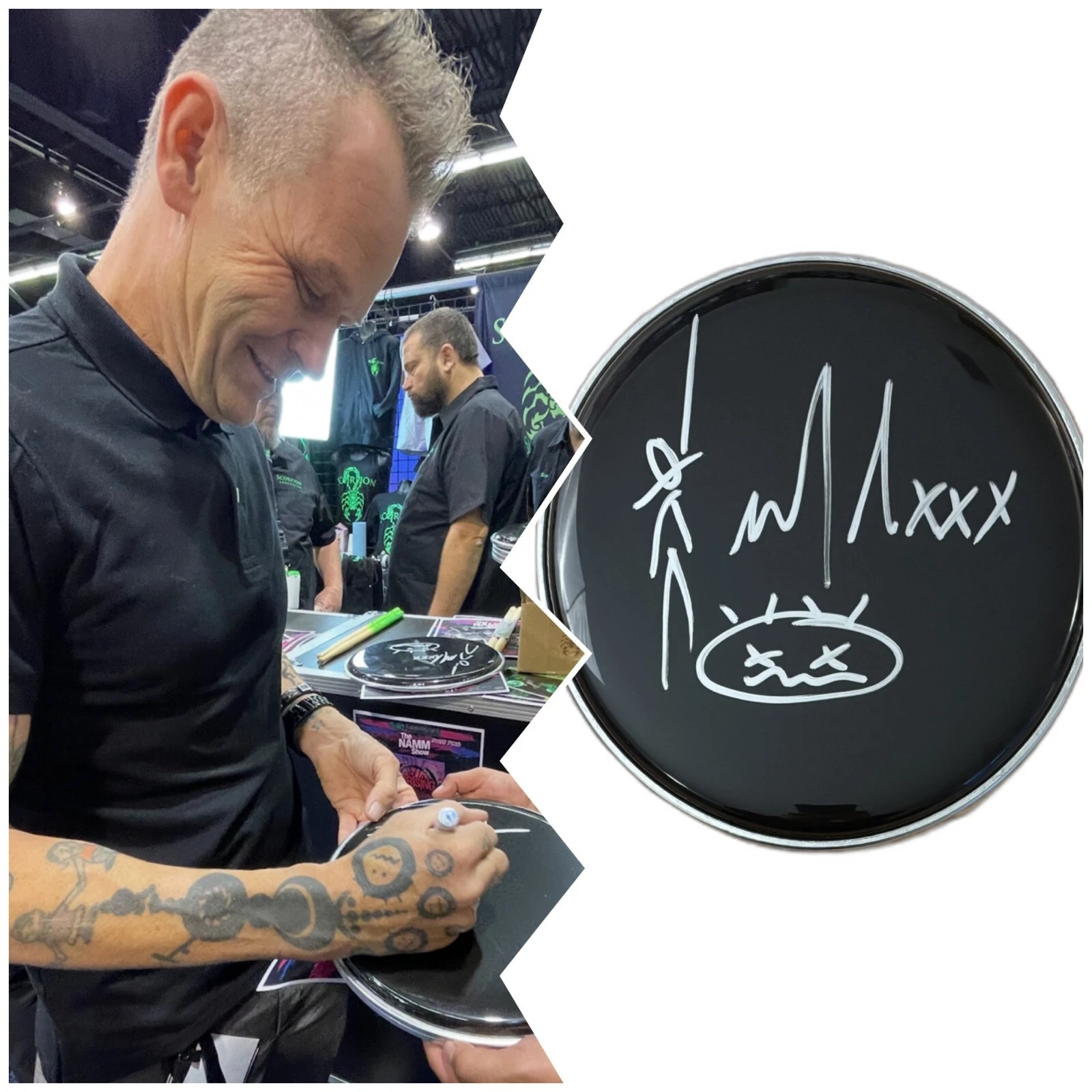 GFA Coal Chamber Drummer  * MIKEY COX *  Signed 10