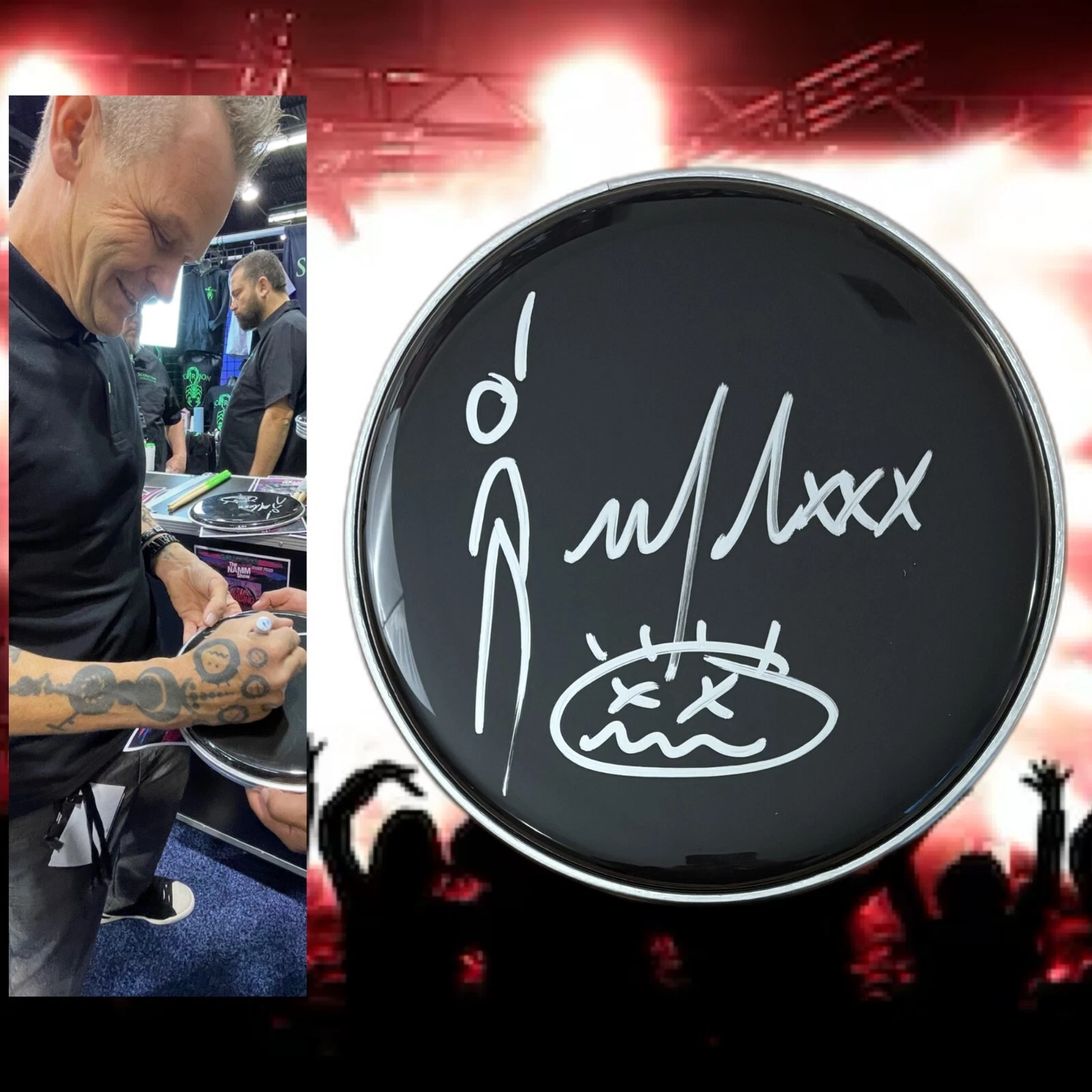 GFA Coal Chamber Drummer  * MIKEY COX *  Signed 10