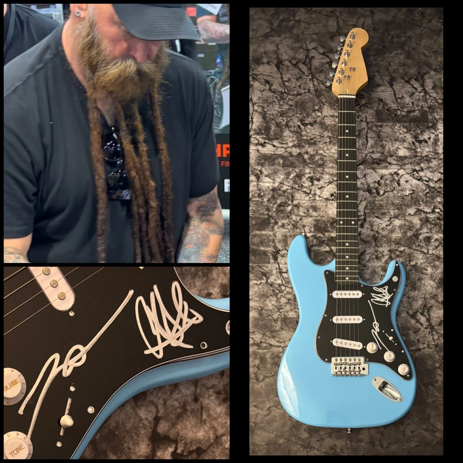 GFA Zoltan & Chris Kael  * FIVE FINGER DEATH PUNCH *  Signed Electric Guitar COA