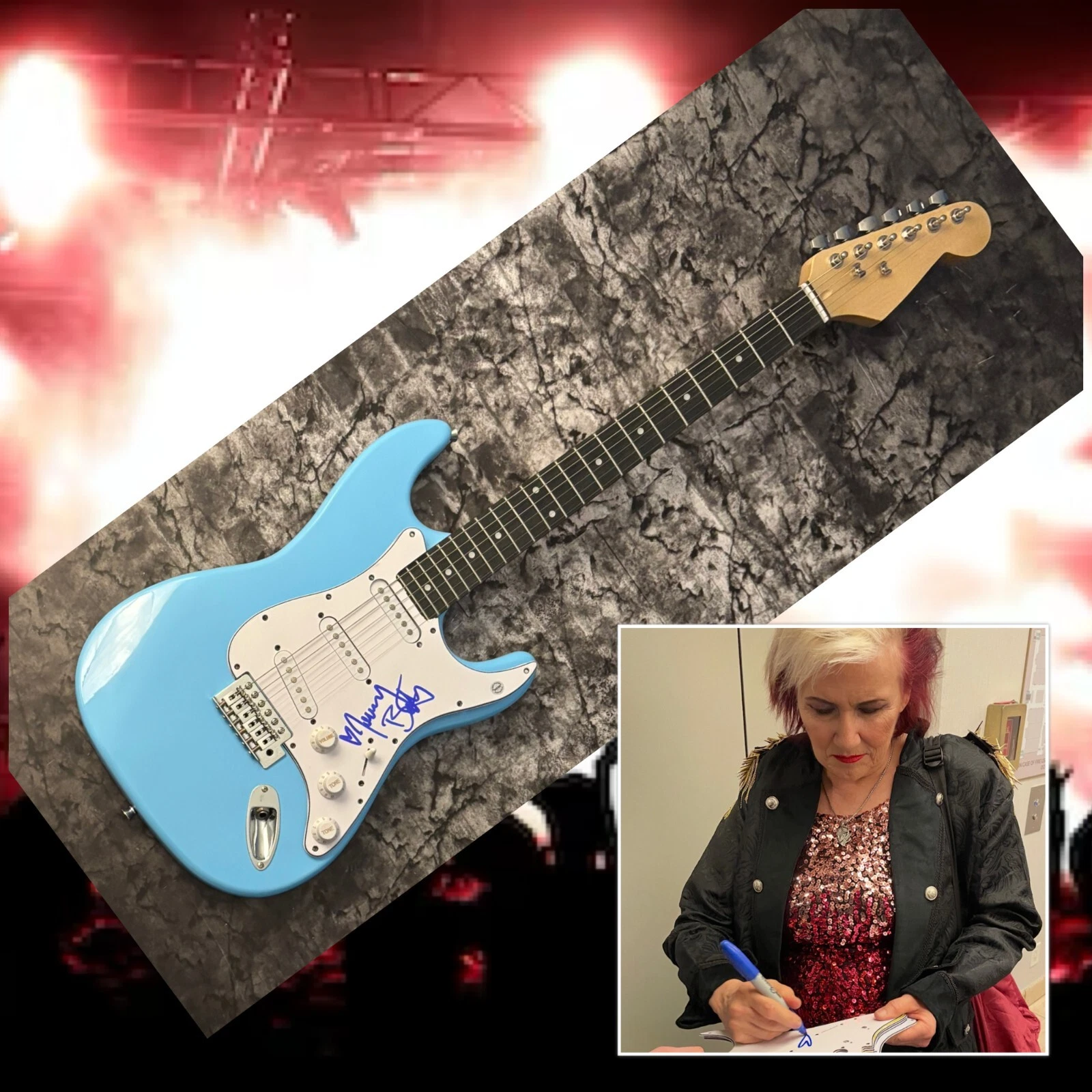 GFA Michael Jackson's Guitarist  * JENNIFER BATTEN *  Signed Electric Guitar COA