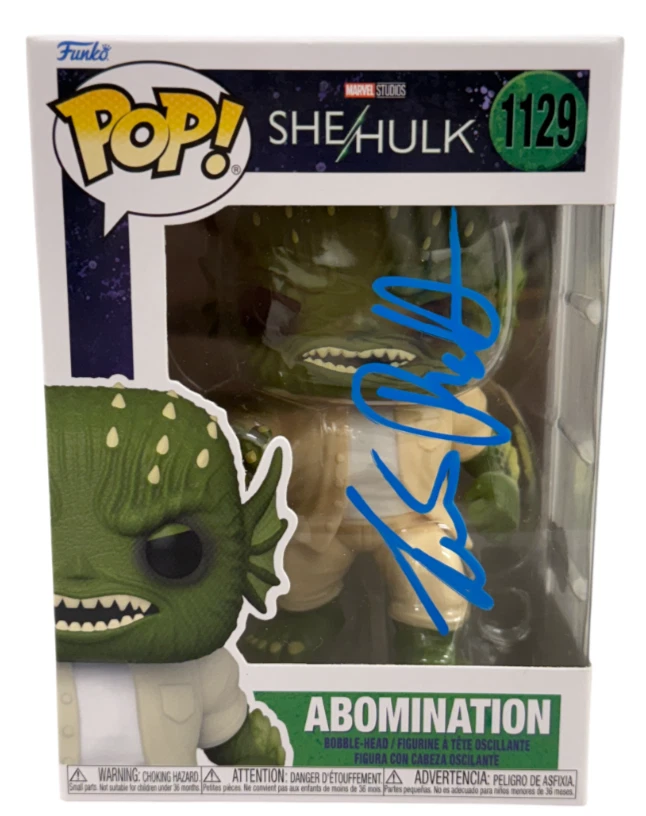 Tim Roth Signed Abomination Funko She Hulk Marvel Authentic Autograph Beckett