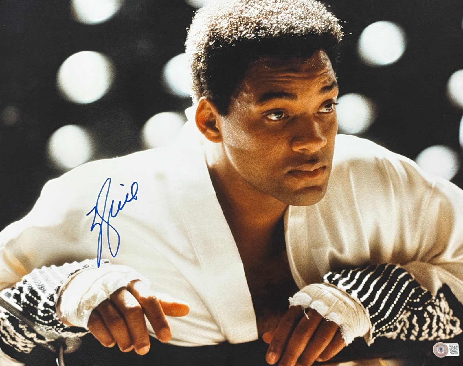 WILL SMITH SIGNED 16×20 PHOTO ALI AUTHENTIC AUTOGRAPH BECKETT QR CODE HOLOGRAM COLLECTIBLE MEMORABILIA