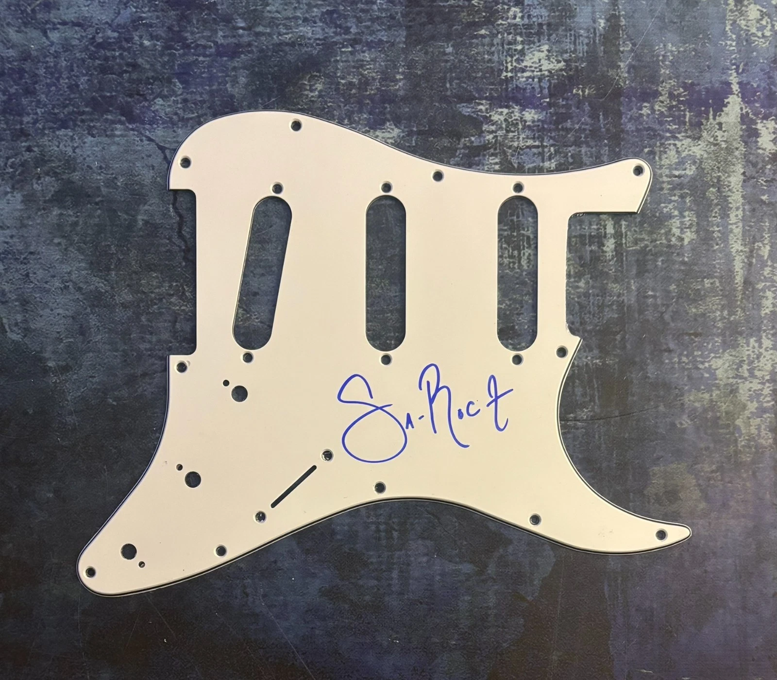 GFA  Assata Perkins Goddess Gang * SA-ROC *  Signed Electric Pickguard PROOF COA